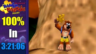 BanjoKazooie Jiggies of Time 100 Speedrun in 32106 [upl. by Regnig]