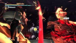 Metal Gear Rising Sam DLC Armstrong Boss Fight HD [upl. by Ahsinam284]