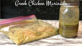 Greek Chicken Marinade Recipe [upl. by Pfaff]