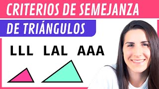 CRITERIOS de SEMEJANZA de Triángulos 📐 [upl. by Reivazx]