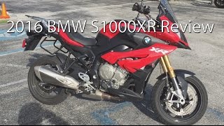 2016 BMW S1000XR Motorcycle Review [upl. by Esiom]