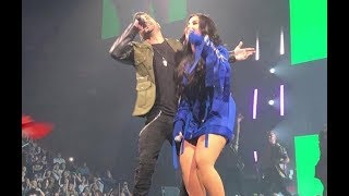 DEMI LOVATO amp LUIS FONSI  ÉCHAME LA CULPA LIVE MIAMI [upl. by Eillas]