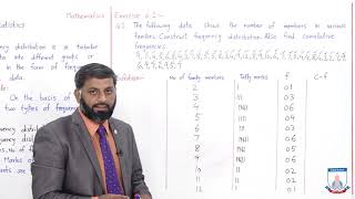 Class 10  Mathematics  Chapter 6  Lecture 1 Basic Statistics  Allied Schools [upl. by Navonod]