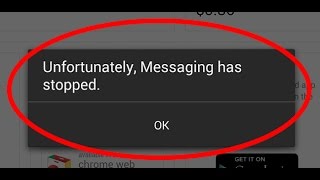 how to fix unfortunately messaging has stopped in android [upl. by Nivra]