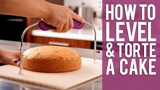 How to Level and Torte a Cake from Wilton [upl. by Ettecul]