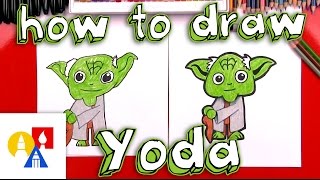 How To Draw Cartoon Yoda [upl. by Ert]