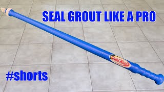 How To Seal Grout With The Grout Wand [upl. by Ahtamas]