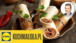 Szybkie burrito  Karol Okrasa  przepisy Kuchni Lidla [upl. by Hannon]