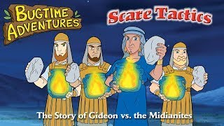 Bugtime Adventures  Season 1  Episode 13  Scare Tactics The Story of Gideon vs the Midianites [upl. by Ilaire]