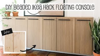 DIY IKEA Hack  Modern Floating Console [upl. by Ignace]