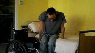 Quadriplegic C5C6 bed transfer [upl. by Zel]