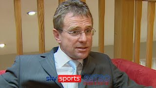 Ralf Rangnick speaking in 2006 about managing in England [upl. by Ainolopa]