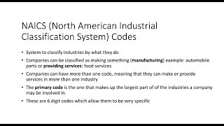 Finding NAICS Codes [upl. by Huppert]