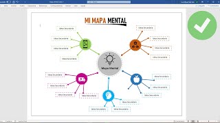 Mapa mental en Word [upl. by Eittocs954]