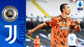 Spezia 14 Juventus  Ronaldo Scores Brace As Juventus Hit 4  Serie A TIM [upl. by Sihonn]