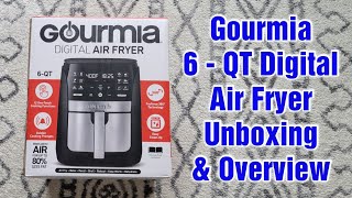 Gourmia 6 QT Digital Air Fryer Unboxing amp Overview [upl. by Rhiana286]