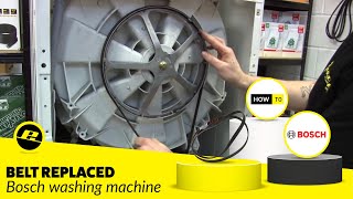 How to Replace the Belt on a Bosch Washing Machine [upl. by Butler960]