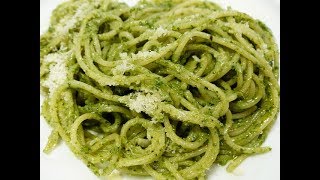 Cómo hacer ESPAGUETI VERDE  receta fácil y deliciosa [upl. by Beckman941]