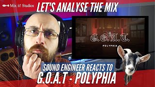 Polyphia GOAT reaction  SOUND ENGINEER REACTS to GOAT [upl. by Bik]