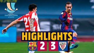 HIGHLIGHTS  Barça 23 Athletic Club  Spanish Super Cup Final [upl. by Rosalee]