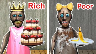 Poor Granny vs Rich Granny vs Bad Food  funny horror animation p185 [upl. by Colby876]