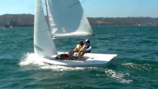 Snipe Sailing Upwind Technique  Western Hemispheres 2014  San Diego CA [upl. by Avigdor]