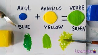 Como CREAR el color VERDE con arcilla polimérica y témperas  How to create GREEN with Polymer Clay [upl. by Dinsmore]