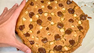 RECETTE COOKIE GEANT CHOCOLAT NOISETTE A PARTAGER [upl. by Morrell]