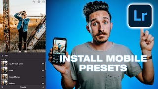 How to install presets to Lightroom Mobile  FREE PRESET [upl. by Amuh]