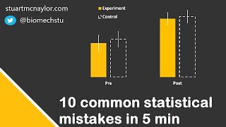 Ten Statistical Mistakes in 5 Min [upl. by Korrie]