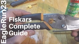 Fiskars Pruner Clean Oil Sharpen [upl. by Phillis]