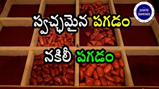 స్వచ్ఛమైన పగడం  నకిలీ పగడం మధ్య వ్యత్యాసం  REAL AND FAKE IN RED CORAL  PAGADAM [upl. by Laris]