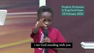 POWERFUL PROPHETIC DECLARATIONS FROM THE YOUNG PROPHET KING DAVID EMMANUEL OMALE [upl. by Kowtko]