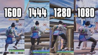 Comparing All Stretched Resolutions In Fortnite  How To Find The Perfect Res [upl. by Emelyne]