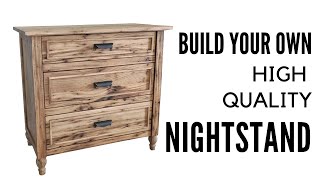 How to Build a High Quality CUSTOM NIGHTSTAND [upl. by Gambell759]