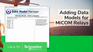 Adding Data Models for MiCOM Relays in MiCOM S1 amp Easergy Studio  Schneider Electric Support [upl. by Nomyad]