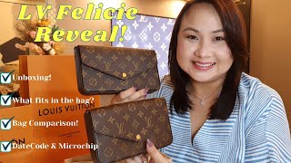 LOUIS VUITTON Felicie Pochette Unboxing and Reveal [upl. by Harald]