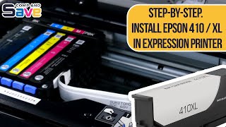 Epson Expression XP640 Printer Ink Cartridges Installation [upl. by Neelrac845]