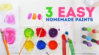 How to Make Paint 3 Easy Homemade Paints  CREATIVE BASICS Episode 4 [upl. by Chappelka]