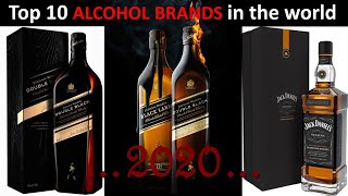 Top 10 ALCOHOL Brands in the world [upl. by Flss]