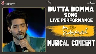 Butta Bomma Live Performance  Ala Vaikunthapurramuloo Musical Concert  Armaan Malik Thaman [upl. by Wendy146]