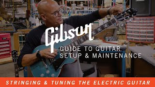 How To Change Guitar Strings amp Tune Your Electric Guitar [upl. by Yseult753]