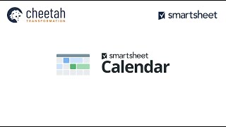 Smartsheet Premium Application Overview  Calendar App [upl. by Barcellona227]