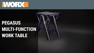 Pegasus Multifunction Work Table  WORX [upl. by Alisun]