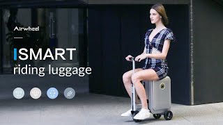 Smart luggage New rideable electric suitcase luggage in 2021  Airwheel SE3S [upl. by Ellenhoj]