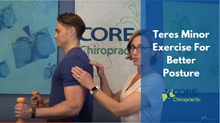 CORE Chiropractic  Teres Minor Exercise For Better Posture [upl. by Evoy]