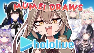 【MUMEI DRAWS HOLOLIVE】Advents Turn [upl. by Quennie]