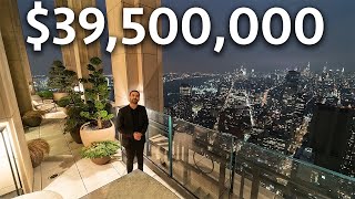 Inside a 39500000 New York City PENTHOUSE with Amazing City Views [upl. by Courtenay865]