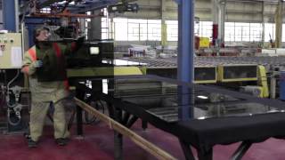 Pilkington Float Glass Process [upl. by Ardnad517]