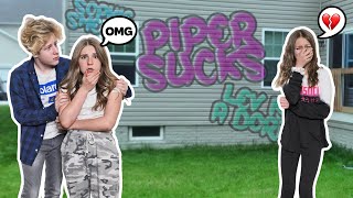 Someone DID THIS TO MY HOUSE not a prank LIVE FOOTAGE 💔 Piper Rockelle [upl. by Hahsia936]